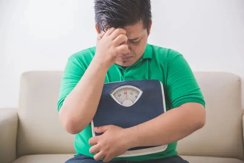Obese patient curious about Can Stress Cause You to Gain Weight